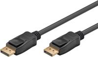 Goobay DisplayPort Aansluitkabel [1x DisplayPort stekker - 1x DisplayPort stekker] 2.00 m Zwart - thumbnail