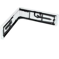 Bierbanken set van 2 stuks Kunststof Wit - 180cm - thumbnail