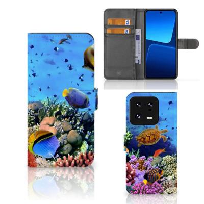 Xiaomi 13 Pro | Telefoonhoesje | Met pasjeshouder | Vissen