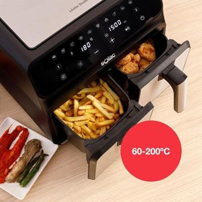 Airfryer Solac FA1520 Zwart 1700 W 8 L