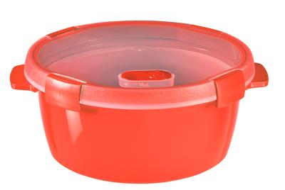 Curver Smart Eco Steamer Magnetronbak Rond 1.6L Rood