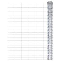 VidaXL Hek 50x1,25 m gegalvaniseerd staal zilverkleurig - thumbnail