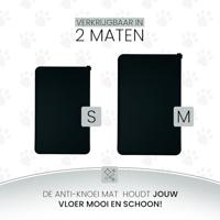 Eat Slow Live Longer Lick Mat Spill Mat M Grey - thumbnail