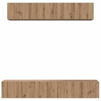 Tv-meubelset 5 pcs artisanaal eikenkleurig Medium Bewerkt hout - thumbnail