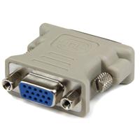 StarTech.com Adapter DVI-I naar VGA - DVI-I-stekker - HD15 vrouwelijk - wit - thumbnail