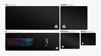 Gaming mat SteelSeries QcK Prism Cloth RGB Gaming Zwart Multicolour - thumbnail