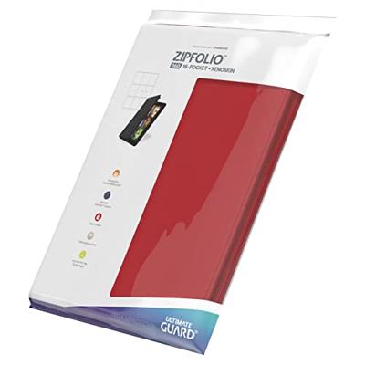 Ultimate Guard Zipfolio 360 18-Pocket Xenoskin - Red