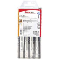 Fischer 545507 Steen-spiraalboorset 5 mm, 6 mm, 8 mm, 10 mm, 12 mm Cilinderschacht 1 stuk(s) - thumbnail