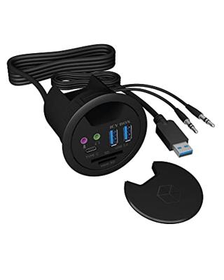 ICY BOX ib-hub1404a usb-hub (zwart)