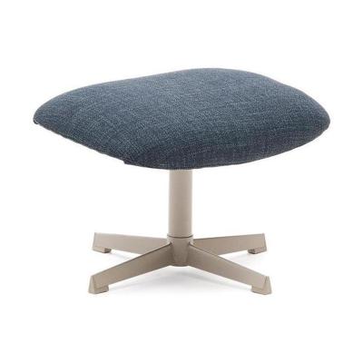 Kave Home Hocker 'Jaspe' Structuurstof, kleur Blauw