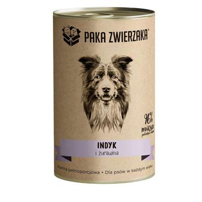PAKA ZWIERZAKA Turkey and cranberries - natvoer voor honden - 400g