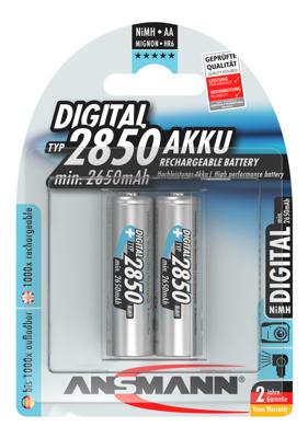 Ansmann Digital HR06 Oplaadbare AA batterij (penlite) NiMH 2650 mAh 1.2 V 2 stuk(s)