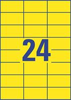Avery gekleurde universele etiketten ft 70 x 37 mm (b x h), 2400 stuks, geel - thumbnail