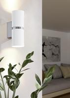 Eglo Led wandlampPassa Up - Down 2x3,3w - wit met grijs - 95368 - thumbnail