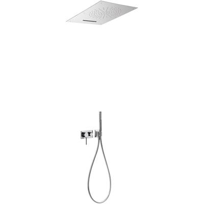 Regendouche set Tres 3V | Inbouw | Mengkraan | 3-weg | Rond | Chroom
