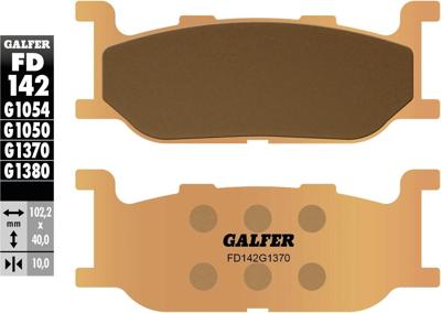GALFER remblokken "fd142" brake pad fd142 g1370 sintered metal