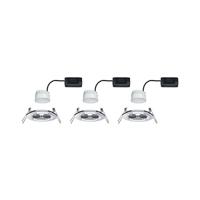 Paulmann Nova Inbouwlamp voor badkamer Set van 3 stuks LED LED 18 W IP44 Chroom (glanzend) - thumbnail