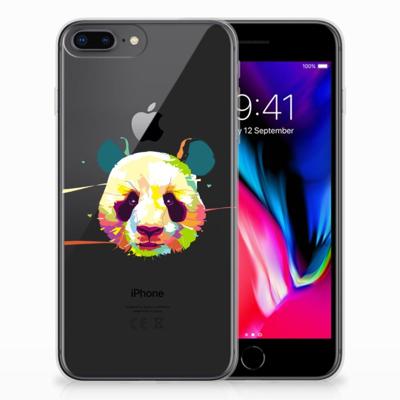 Apple iPhone 7 Plus | 8 Plus Telefoonhoesje met Naam Panda Color Apple iPhone 7 Plus | 8 Plus Telefoonhoesje met Naam Panda Color