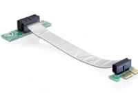 Delock 41839 Riser Card PCI Express x1 > x1 met flexibele kabel 13cm linkerinvoer - thumbnail