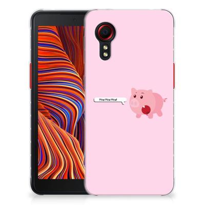 Samsung Galaxy Xcover 5 Telefoonhoesje met Naam Pig Mud Samsung Galaxy Xcover 5 Telefoonhoesje met Naam Pig Mud
