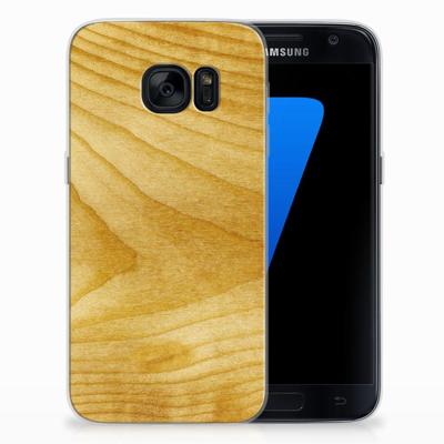 Samsung Galaxy S7 | Bumper Hoesje | Licht Hout Samsung Galaxy S7 | Bumper Hoesje | Licht Hout