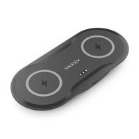 Draadloze oplader Aisens ASCH-15W2WC060-BK Zwart - thumbnail