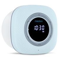 Doucheradio - MEDION - FM - Bluetooth - IPX6 - Zuignapbevestiging - Blauw - thumbnail