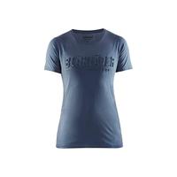 Blåkläder Dames T-Shirt 3D 34311042 Limited Edition | Gevoelloos Blauw/Limited Edition | Maat XL - 7330509770740 - thumbnail