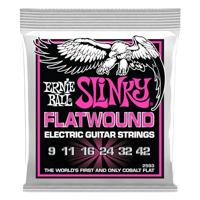 Ernie Ball 2593 Super Slinky Flatwound 09 - 42 snarenset voor gitaar - thumbnail