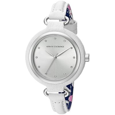 Horlogeband Armani Exchange AX4237 Leder Wit 12mm Horlogeband Armani Exchange AX4237 Leder Wit 12mm