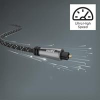 Hama OPTISCHE AUDIOKABEL, ODT-STEKKER (TOSLINK), METAAL, 3,0 M Optische kabel - thumbnail