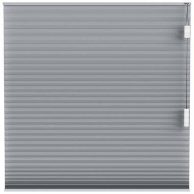 Fenstr plisségordijn Montreal dubbel 25mm verduisterend - grijs (20231)