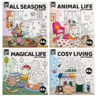 Craft ID Kleurboek cute&comfy 20x20cm