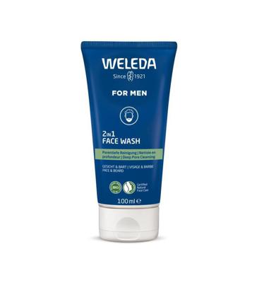 Weleda Men 2-in-1 Facewash Voor Gezicht & Baard