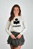 Marant Etoile trui Millyny SW0160FA-D1M02E ecru - thumbnail