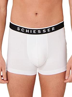 Schiesser Boxershorts 95/5 wit 3-pack