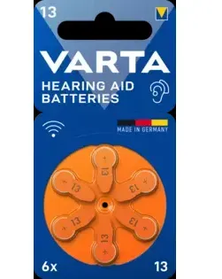 Varta Knoopcel ZA13 1.4 V 6 stuk(s) Zink-lucht Hearing Aid PR48 Varta Knoopcel ZA13 1.4 V 6 stuk(s) Zink-lucht Hearing Aid PR48