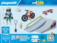 Playmobil® My Life Skateboard met helling - thumbnail