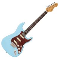 Vintage V60LB Coaster Series Laguna Blue elektrische gitaar - thumbnail