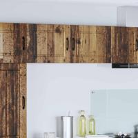 Keukenkast met plank 2 pcs Oudhout 50 x 31 x 40 cm Bewerkt hout - thumbnail