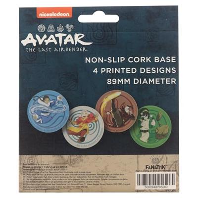 Avatar The Last Airbender Coaster 4-Pack