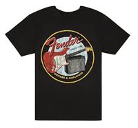 Fender 1946 Guitars & Amplifiers T-Shirt Vintage Black S - thumbnail