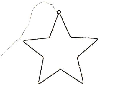 Svenska Living Ster metaal 50 led 40cm warm-wit Svenska Living Ster metaal 50 led 40cm warm-wit