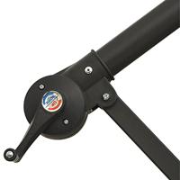 Zweefparasol met aluminium paal 350 cm terracottakleurig - thumbnail