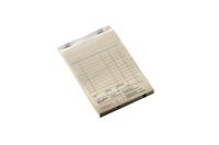 Kassablok Djois Atlanta met kopie (carbon) 142x100mm 50x2vel wit - thumbnail