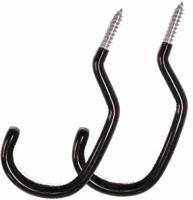 Ophanghakenset / plafondhakenset Edge - zwart - thumbnail