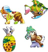 Selecta Larsen legpuzzel dieren - op safari, 18st. - thumbnail