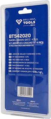 Brilliant Tools BT542020 Naaldhaakset, 4-delig
