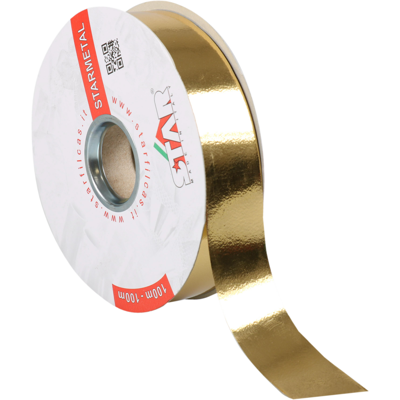 Lint | 30mm | 100m | PP | goud | 20 stuks