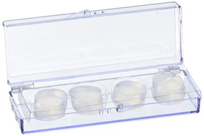 SET OF 4 UNITS OF SILICONE EAR PLUGS